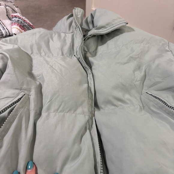 Light Green Drawstring Jacket - Picture 2 of 5